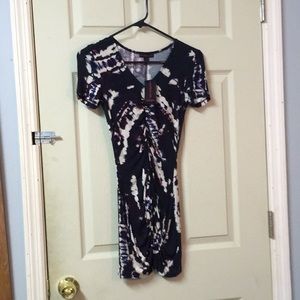 NWT. Material Girl XS Ruoched Dress